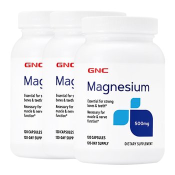 [해외] [해외직구] 지앤씨 마그네슘 MAGNESUIM 500mg 120캡 X3
