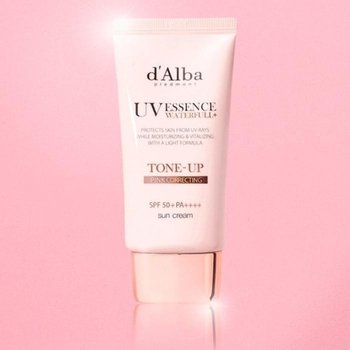 달바 워터풀 핑크 톤업 선크림 비건 물광 50ml x 1개