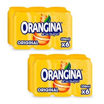 [해외] 영국 Orangina 오렌지나 스파클링 오렌지 주스 330ml 12캔