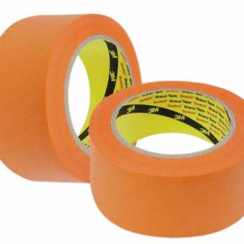 마스킹 WQ34UB08 테이프 주황 48mm x 40M 작업테이프 도장테이