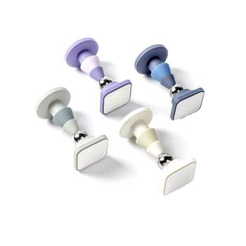 부착식 자석 도어 스토퍼 무타공 말발굽 문고정 문닫