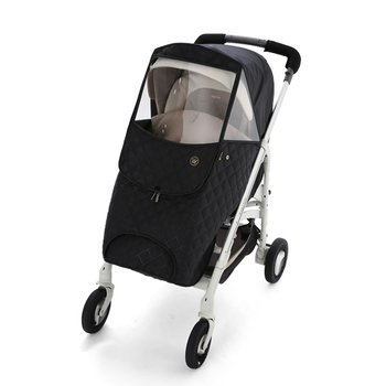 잉글레시나 트릴로지 유모차 전용 방한커버 블루블랙