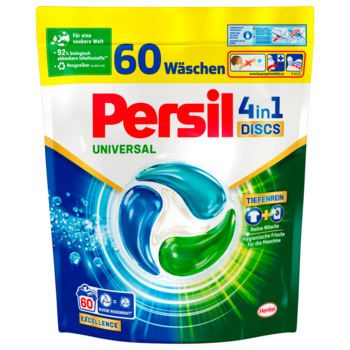 [해외] 퍼실 Persil 유니버셜 강력 캡슐 세탁 세제 4in1 디스크 60WL 1.02kg