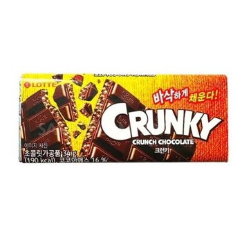 [JHQS5OB1_52EF]롯데 심플 크런키 데일리 초콜릿(1개) 6Ys