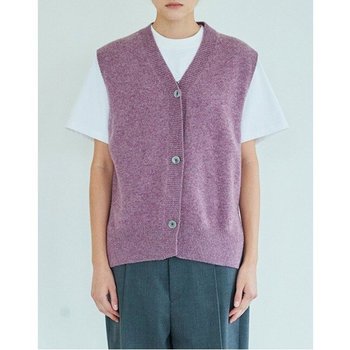 [MOMEN] Every Moment Knit Vest - Purple_XMCBVYZA41163