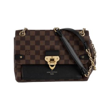 중고 바뱅 다미에 PM 사이즈 에벤 캔버스 숄더 크로스백 136360543