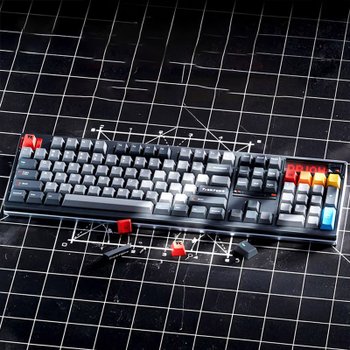 [해외] TickType 기계식 키보드 DP104 알루미늄 커스텀 키보드 오피스&게이밍용