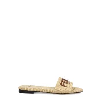 Fendi 시그니처 로고 자수 슬라이드 8R8092AORG F1P8S TP974549859