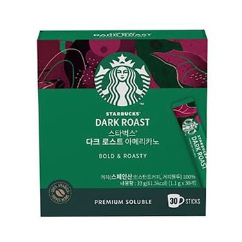 스타벅스 다크로스트 아메리카노1.1g 30개입 20개