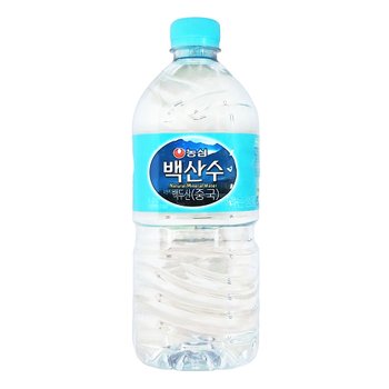 농심 백산수 1L x 48펫 / 먹는샘물 생수