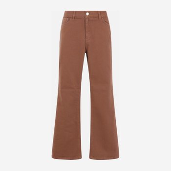 [해외배송] 페데리카 토시 브라운 코튼 데님 플레어 진 40809 41358