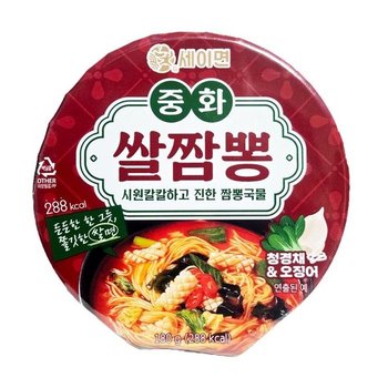 [세이면] 세이면 중화쌀짬뽕180g 1개 (49347918)