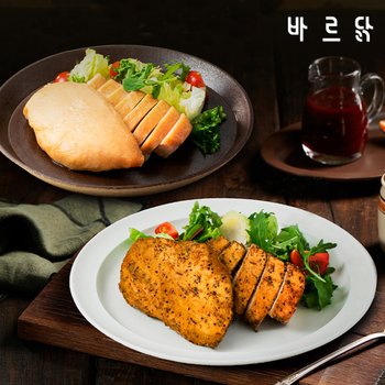 바르닭 훈제 닭가슴살 2종혼합 10팩