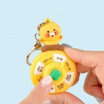 키링 인형키링 룰렛 춘식이 카카오프렌즈 카카오 캐릭터 행운 아크릴키링 사진키링