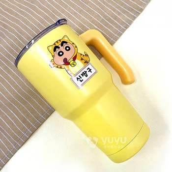 짱구는못말려 대용량 핸디 스텐 텀블러 880ml 사무용품