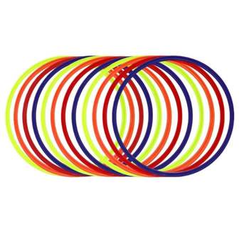 다우리 WD67HV97 액션 후프 세트 축구 스텝 훈련 50cm 12p 훌라후프 훌라우프 액션후프