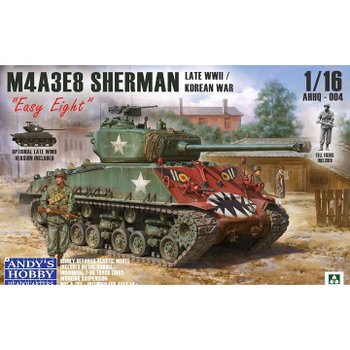 CDAHHQ-004 1/16 M4A3E8 셔먼 이지에잇-한국 전쟁 및 2차대전 사양