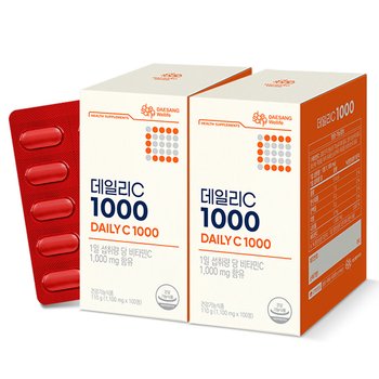 데일리C 1000 (1,000 mgX100정), 2통