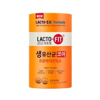 [종근당건강] 락토핏 생유산균 코어 2g 60포 1개