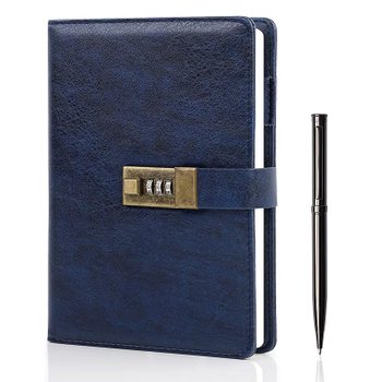 [해외] WEMATE 일기장 2024 열쇠 포함 노트 A5 부담없이 쓸 수 있는 수첩 펜과