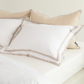 [홈바이템퍼] 프레이 이집트 면 베개커버 50x70 (베이지)