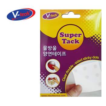 브이테크 774VUO32 투명 도트 물방울 양면테이프