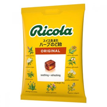 [해외] <b>리콜라</b> Ricola 오리지널 허브 캔디 1봉