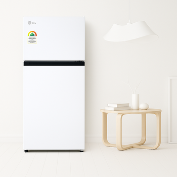 소형 냉장고 2도어 121L 미니멀사이즈 화이트 B124W14 무료설치 원룸 오피스텔 공공기관 사업자
