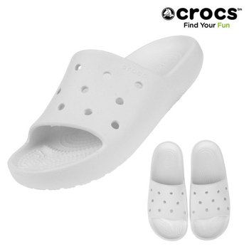 크록스 CROCS 슬리퍼 클래식 슬라이드2.0 209401-100 화이트