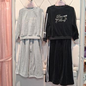 로엠걸즈 DP01 레이스테잎 와이드 팬츠 세트 RGMA26T7P, RGTM26T7C (53514280)