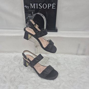 By 누빔 스트랩 샌들 112HH224DS020 BLACK 1_JJ