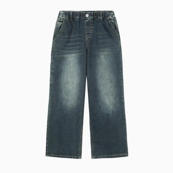 행텐틴즈 동백01 풀밴딩 와이드 데님팬츠_네이비 14560-055-202-10-277 (46771677)