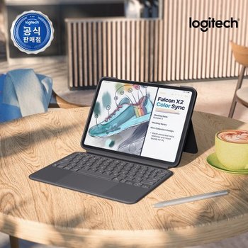 [임직원 전용] 로지텍코리아 Combo Touch for iPad Pro 13인치 M4용 키보드 케이스