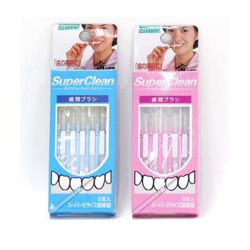 Koeisha 아트박스/덴탈마스터 클리어덴트 슈퍼크린 치간칫솔 I형 6개 캡내장 1708