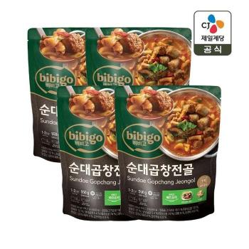 비비고 순대곱창전골 550g x4개 (S50796856)