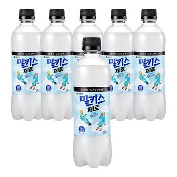 롯데칠성음료 밀키스 제로 500ml 6개 (10323626)