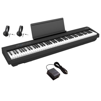 [해외] Roland FP-30X BK [헤드폰 2개 세트] 블랙 내장 스피커 포터블 피아노