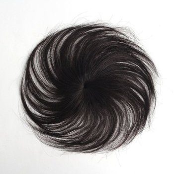 이시아르 정수리 남여 인모 가발 블랙 헤어길이 15cm (HSJ-WC3DD60)