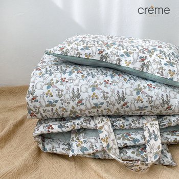 [신세계백화점][리틀아카이브][크레므앙팡][ONLY 센텀점] 레비티 모달 목화 워싱 낮잠이불세트(J)+베개솜