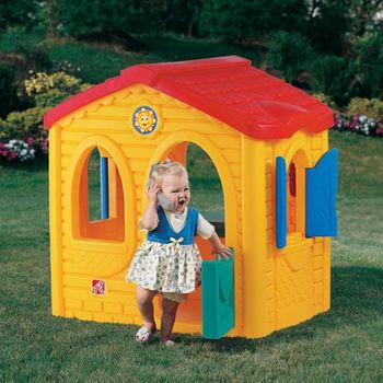 스텝2 놀이집 행복의 집 (노랑) 놀이방 유아집 유아놀이 장난감집