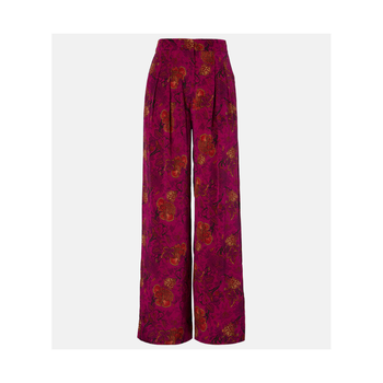 25 FW 울라 존슨 Aviva 실크 크레이프 드 신 와이드 팬츠 TP562378672