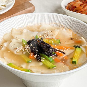 명장 수제비(6인분+소스6개)/26년 전통 맛집/야들야들 쫀득수제비