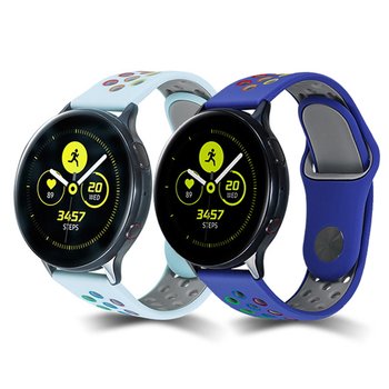 갤럭시기어S3프론티어 46mm 컬러풀 레인보우 실리콘 스포츠 스트랩 밴드 시계줄 줄질