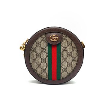 [중고] [중고명품] 구찌 오피디아 미니 GG 라운드 숄더백 550618 L459056