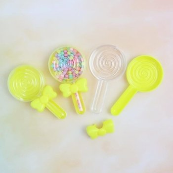 [VCL6O1Q3]PVC롤리캔디 케이스_노랑 자재 1봉