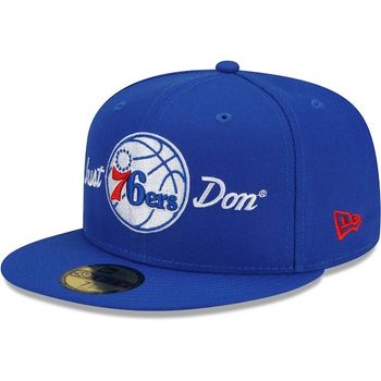 [해외] 뉴에라 x 저스트돈 필라델피아 76ers 59FIFTY 피티드 햇 모자 - 로얄 10835822