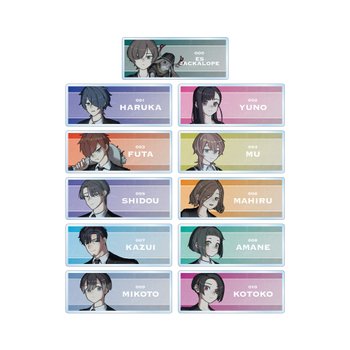 [해외] null 밀그램 신작 4주년 기념 ver.트레이딩 아크릴 명찰 1BOX 11p