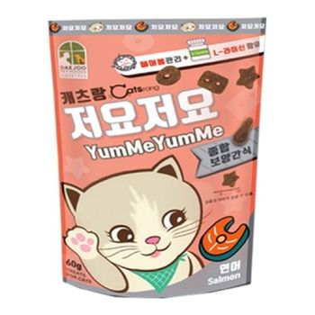고양이 캐츠랑 저요 연어 60g 1P 기능성 보양 간식 (WD41854)