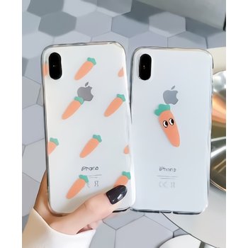 디자이너몰 디작소 투명 당그니 당근 케이스 아이폰 8 se2 XS MAX XR 11 pro 갤럭시 노트10