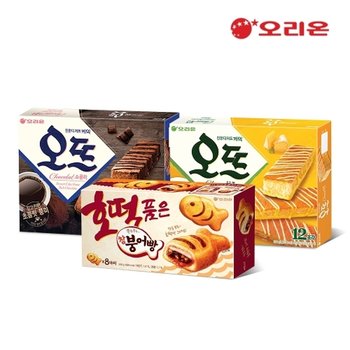 오뜨 쇼콜라 12P(300g) + 오뜨치즈12P(288g) + 호떡품은 참붕어빵8P(232g)_23334954